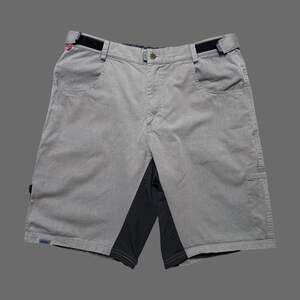 ZOIC Bamboo Cotton Mountain Bike Shorts Grey Black L